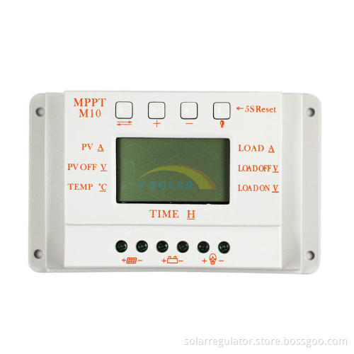10A Solar Lighting charge controller LCD  M10
